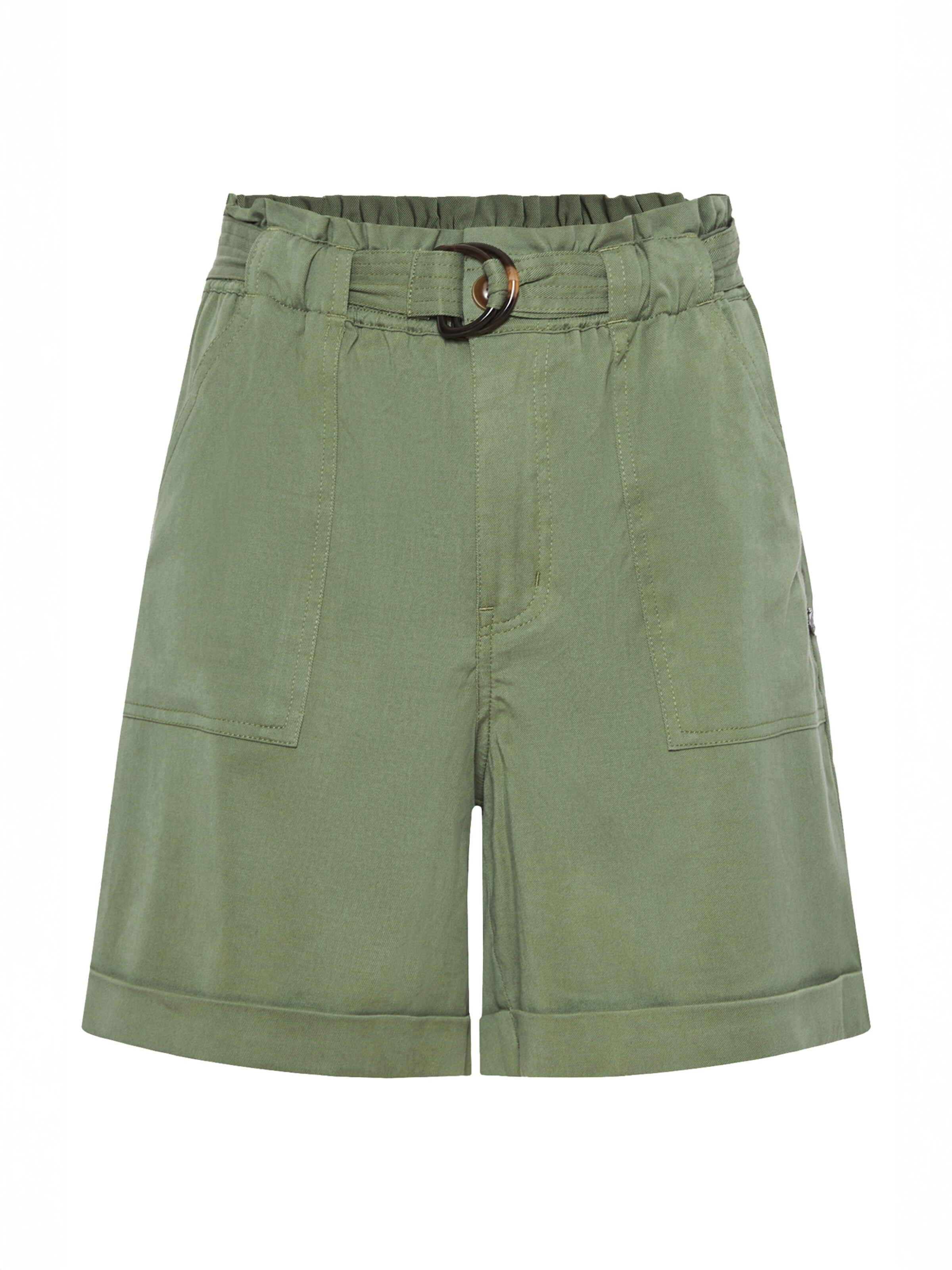 Funky Buddha Loosefit Παντελόνι σε πράσινο: μπροστά