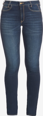 Le Temps Des Cerises Skinny Jeans 'PULPHIGH' in Blauw: voorkant