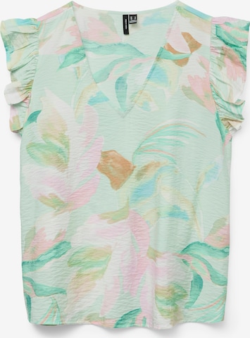 Chemisier 'VMJOSIE' VERO MODA en vert : devant