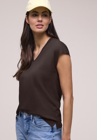 STREET ONE Shirt in Brown: front