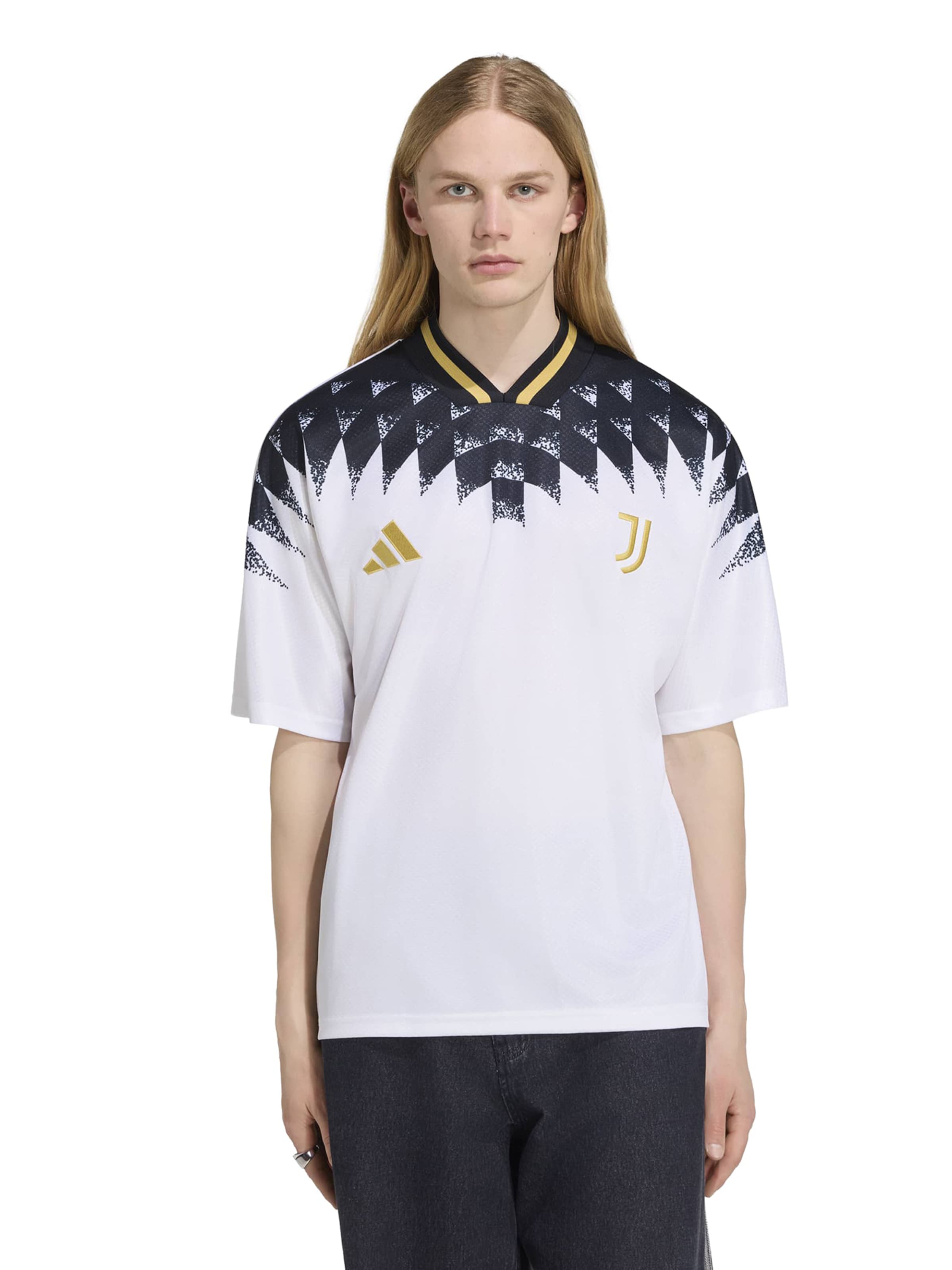balta ADIDAS PERFORMANCE Triko 'Juventus Turin Stadium': priekis