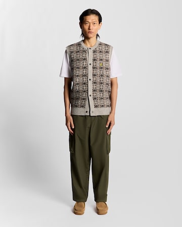 Lyle & Scott Gebreid vest in Grijs