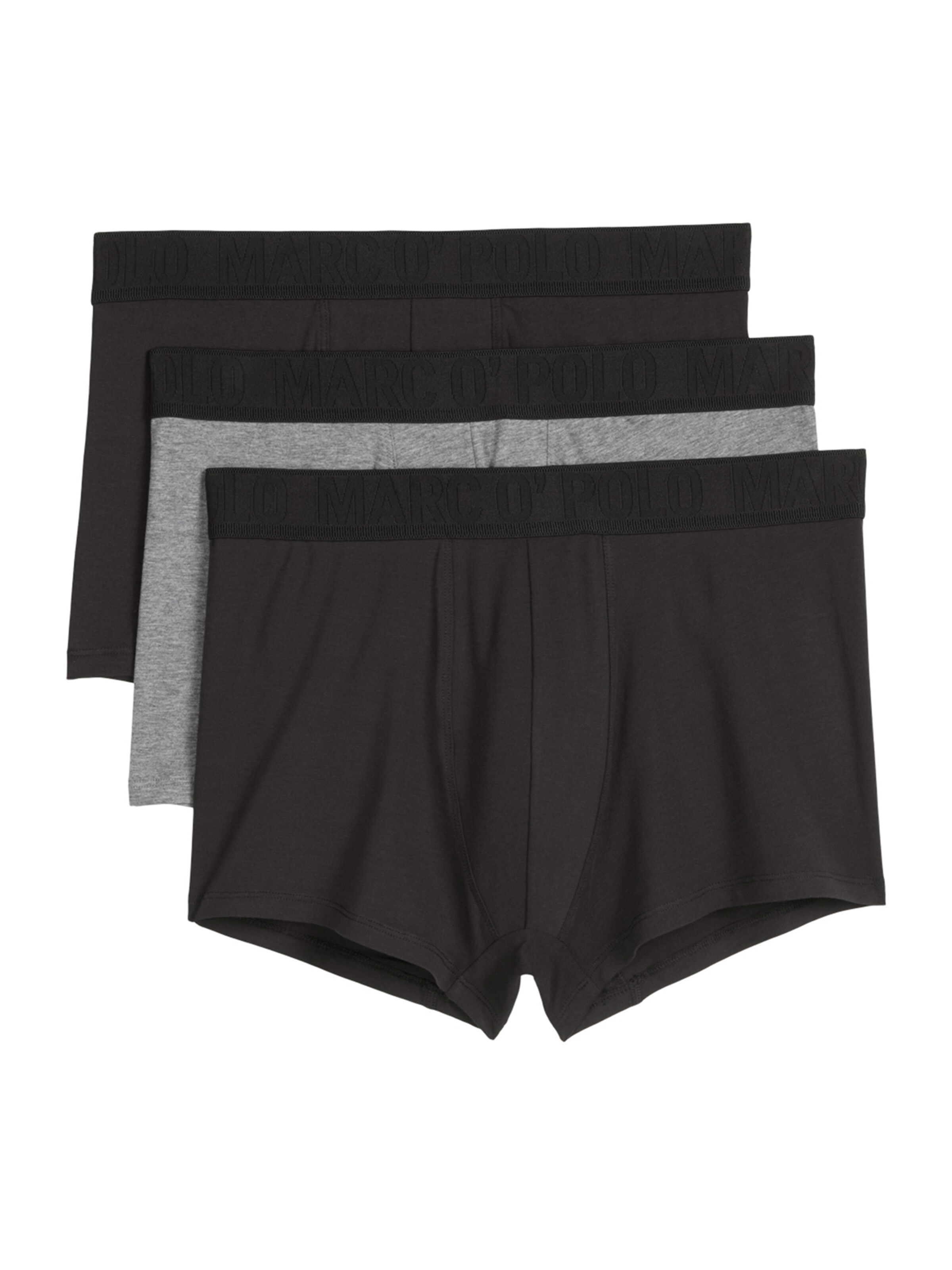 Marc O'Polo Boxershorts 'Essentials' in Grijs: voorkant