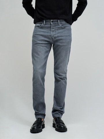 Salsa Jeans Slimfit Jeans in Grijs: voorkant