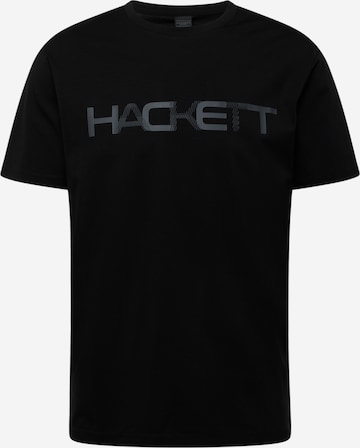 Hackett London قميص بلون أسود: الأمام