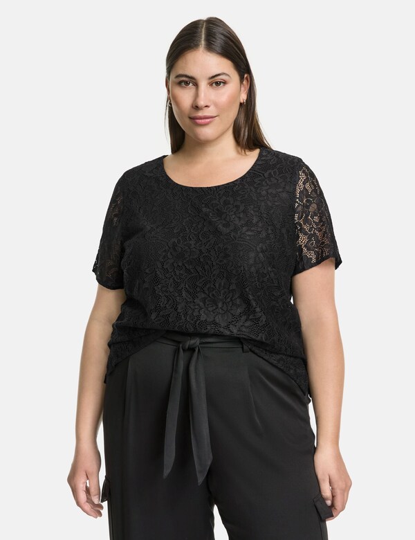 SAMOON Blouse in Black
