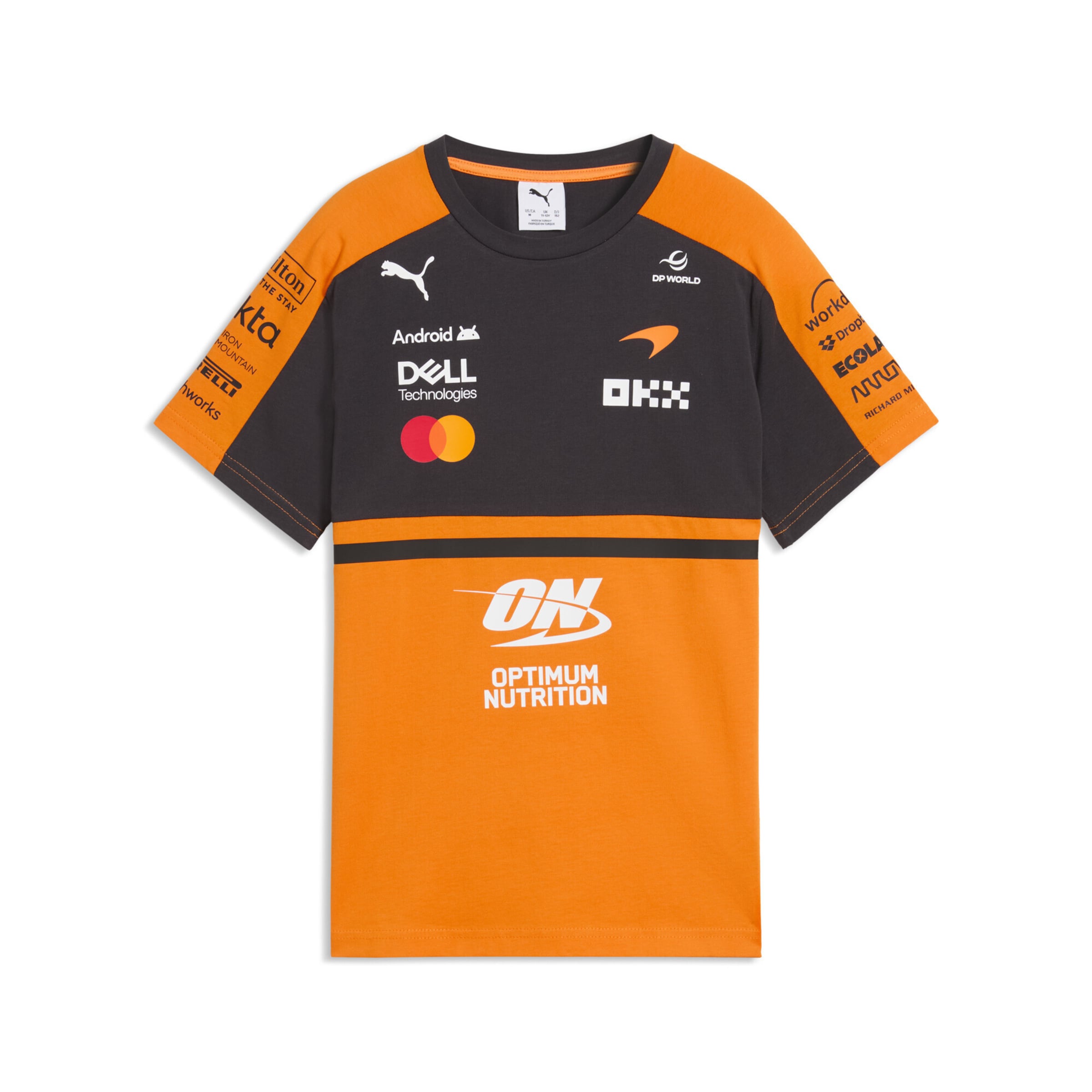 PUMA Functioneel shirt in Oranje: voorkant