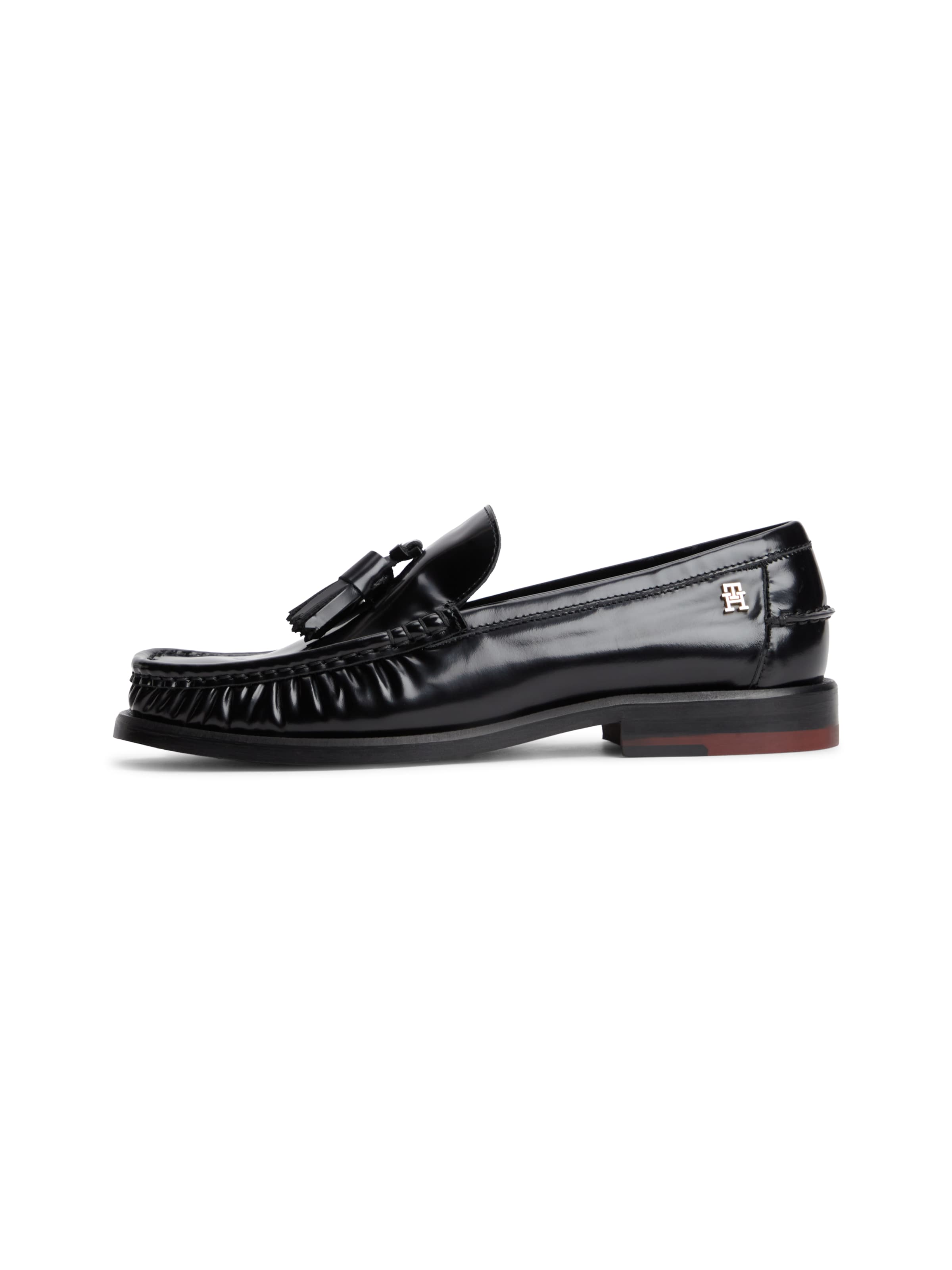 TOMMY HILFIGER Slipper in Schwarz: Vorderseite