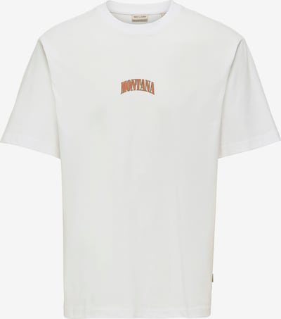 Only & Sons Paita 'ONSSEB' värissä minttu / tummanvihreä / oranssi / valkoinen, Tuotenäkymä