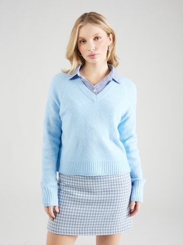 VERO MODA Sweater 'ELLYLEFILE' in Blue: front