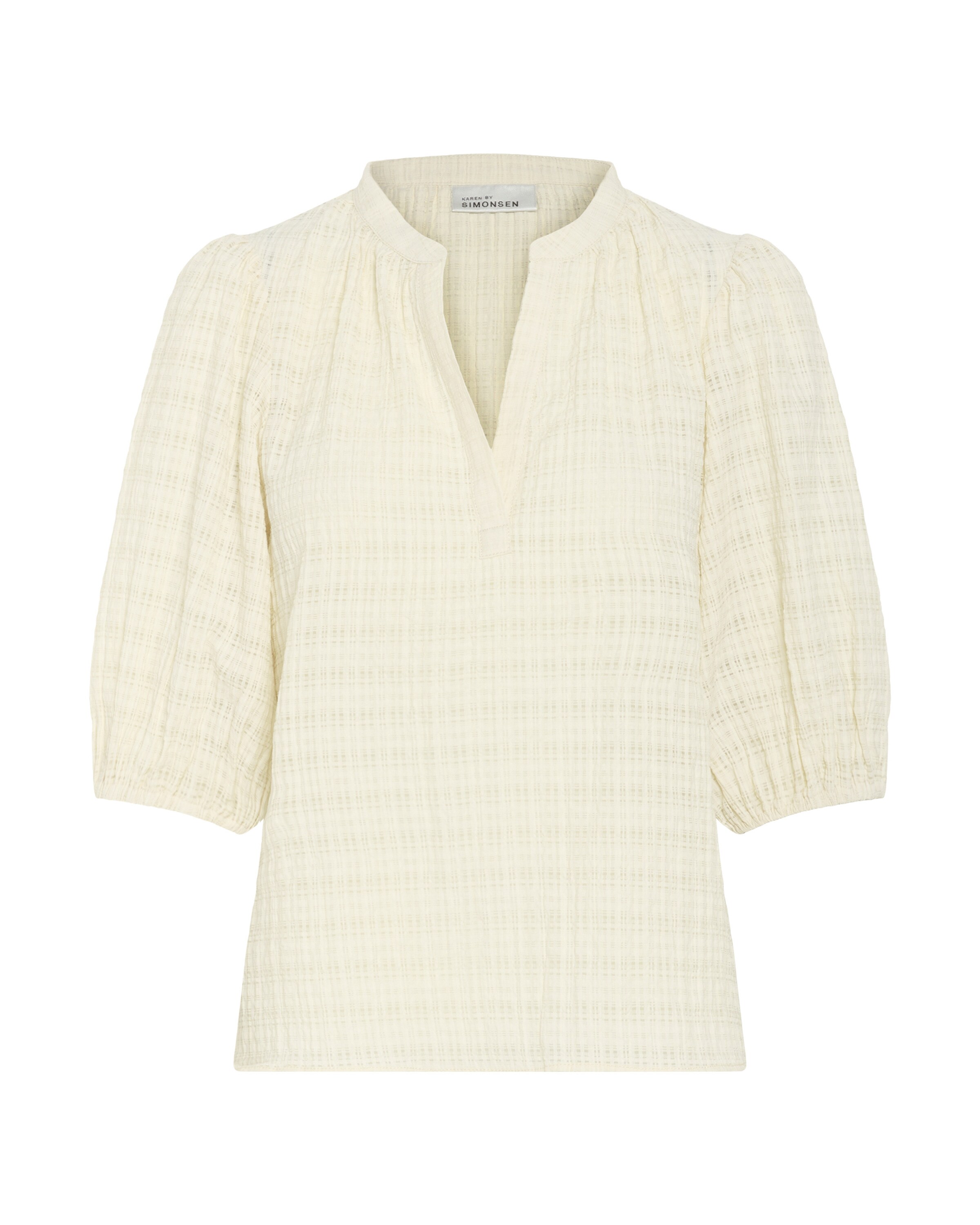 KAREN BY SIMONSEN Bluse 'Ayo' i beige: forside