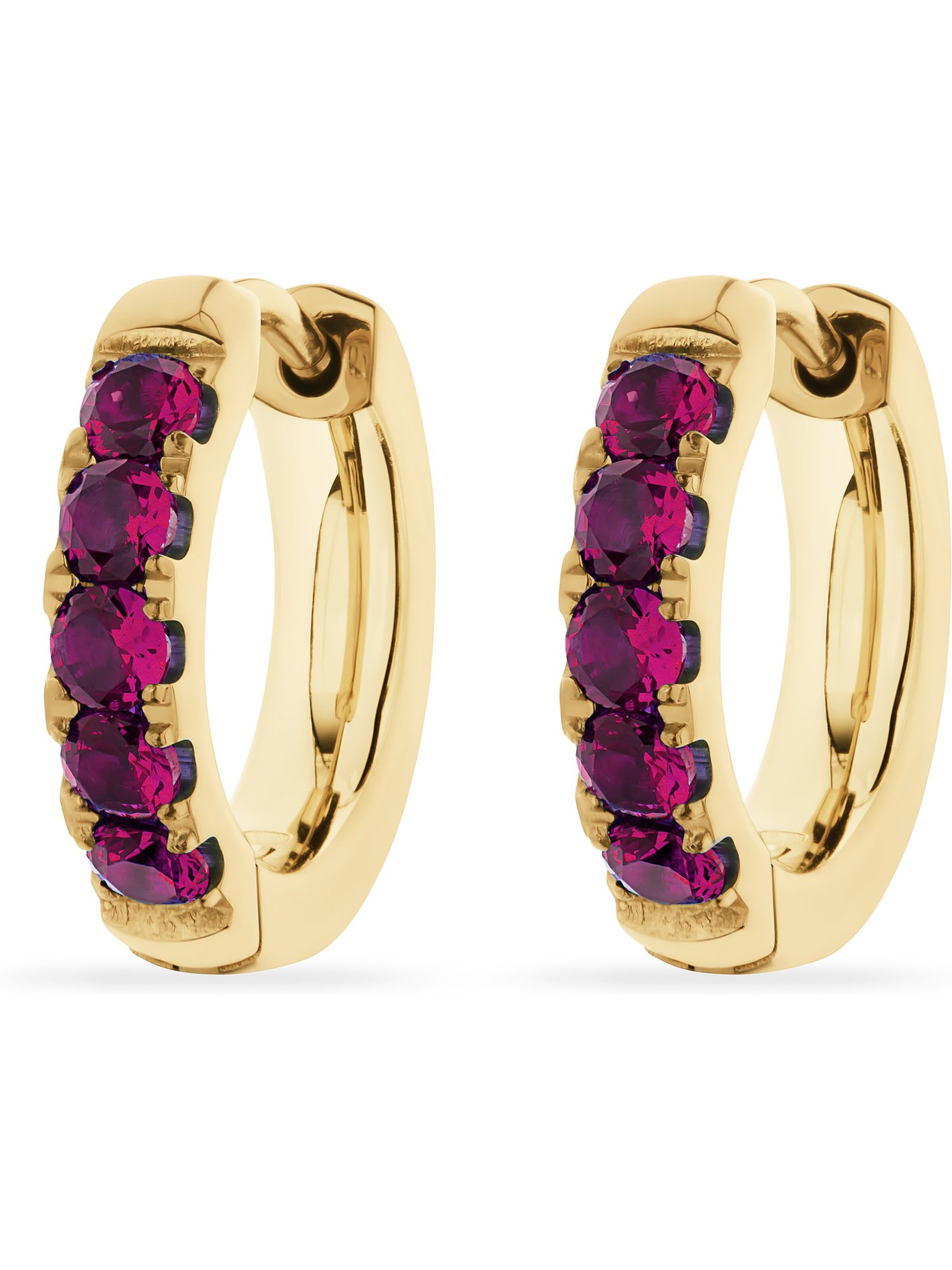 FAVS Earrings in Pink: front