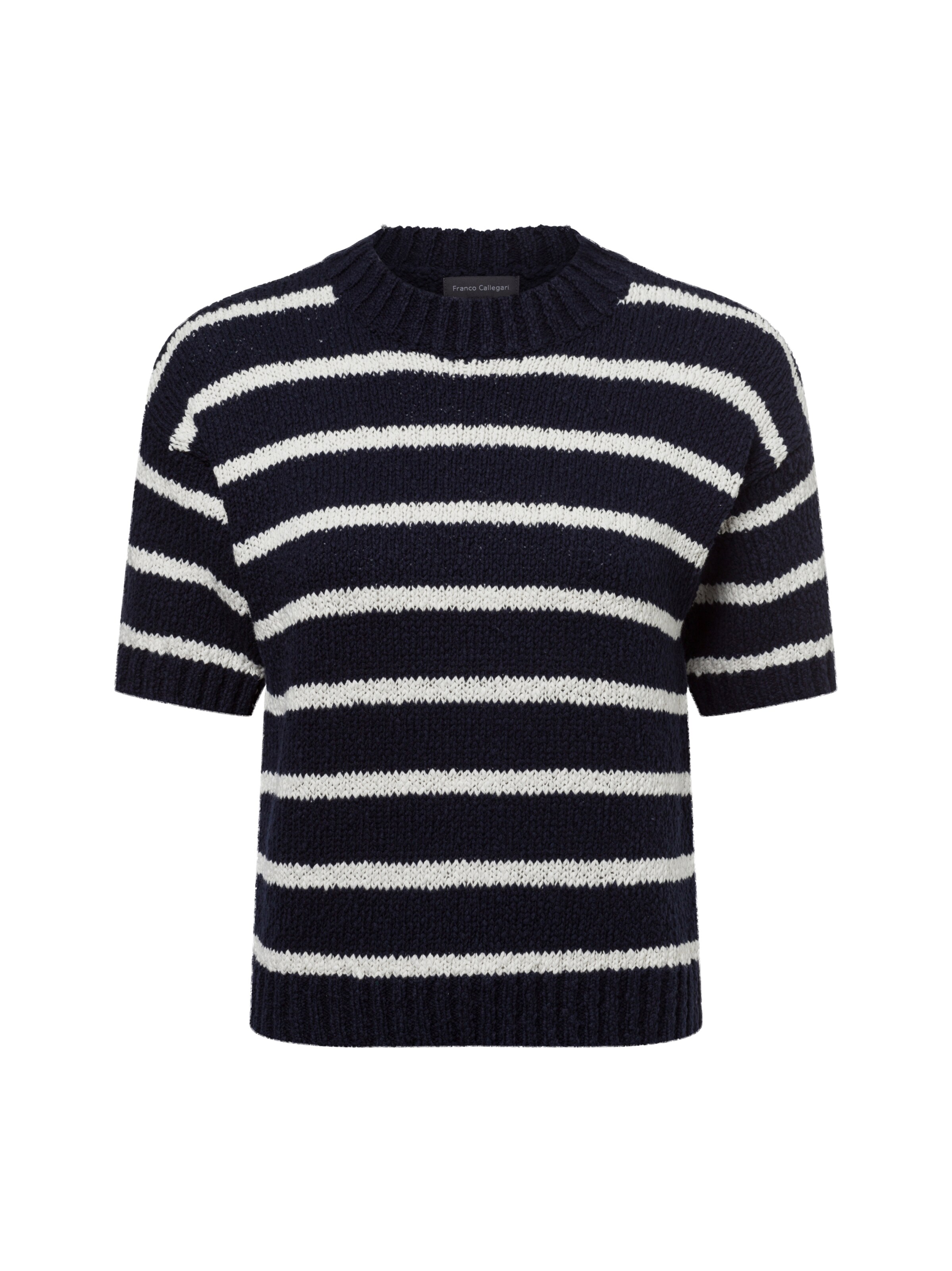 Franco Callegari Strickpullover ' ' in Weiß: Vorderseite