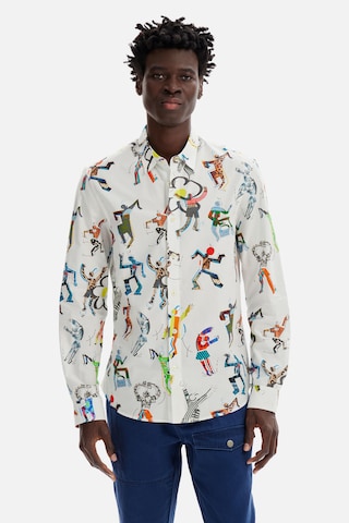 Desigual Regular fit Overhemd 'Dancing' in Gemengde kleuren: voorkant