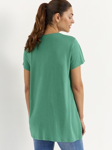 Cellbes of Sweden Kurzärmlige Jersey-Tunika in Grün