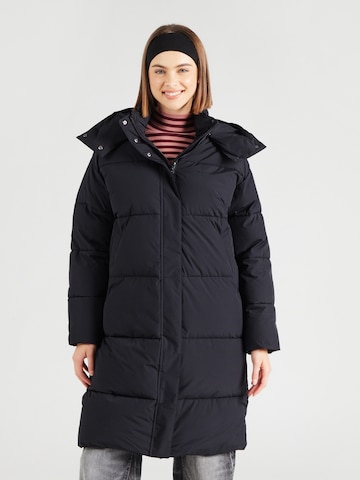 mazine Mantel in Schwarz: Vorderseite