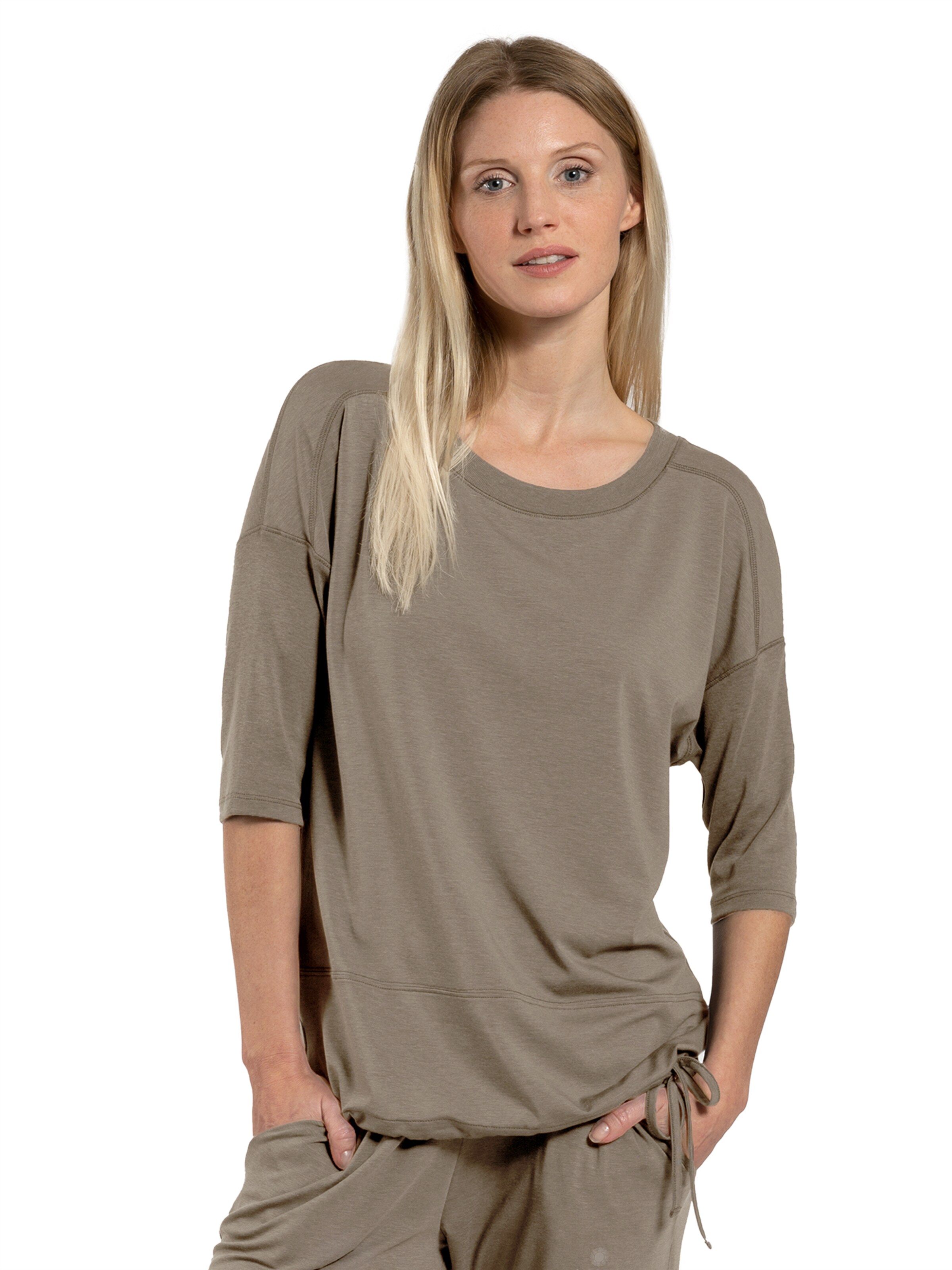 Magadi Sporttop 'Sara'‌‌‌‌‌‌‌ in Beige: Vorderseite