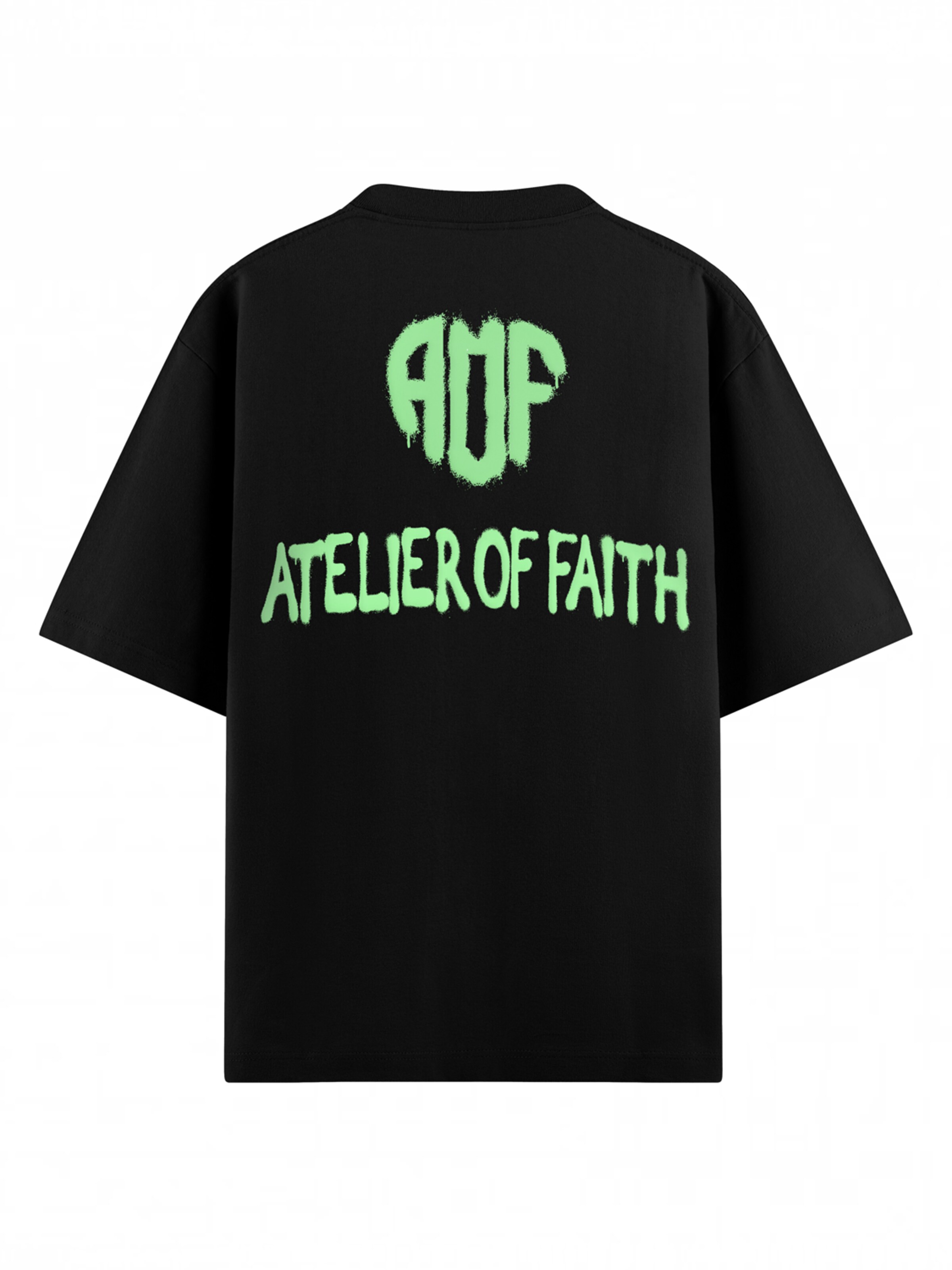 ATELIER OF FAITH Shirt 'AOF X GRAFFITY' in Black