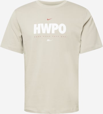 NIKE Performance Shirt 'HWPO' in Grey: front