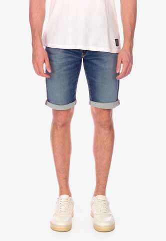Le Temps Des Cerises Regular Jeans 'Jogg' in Blauw: voorkant