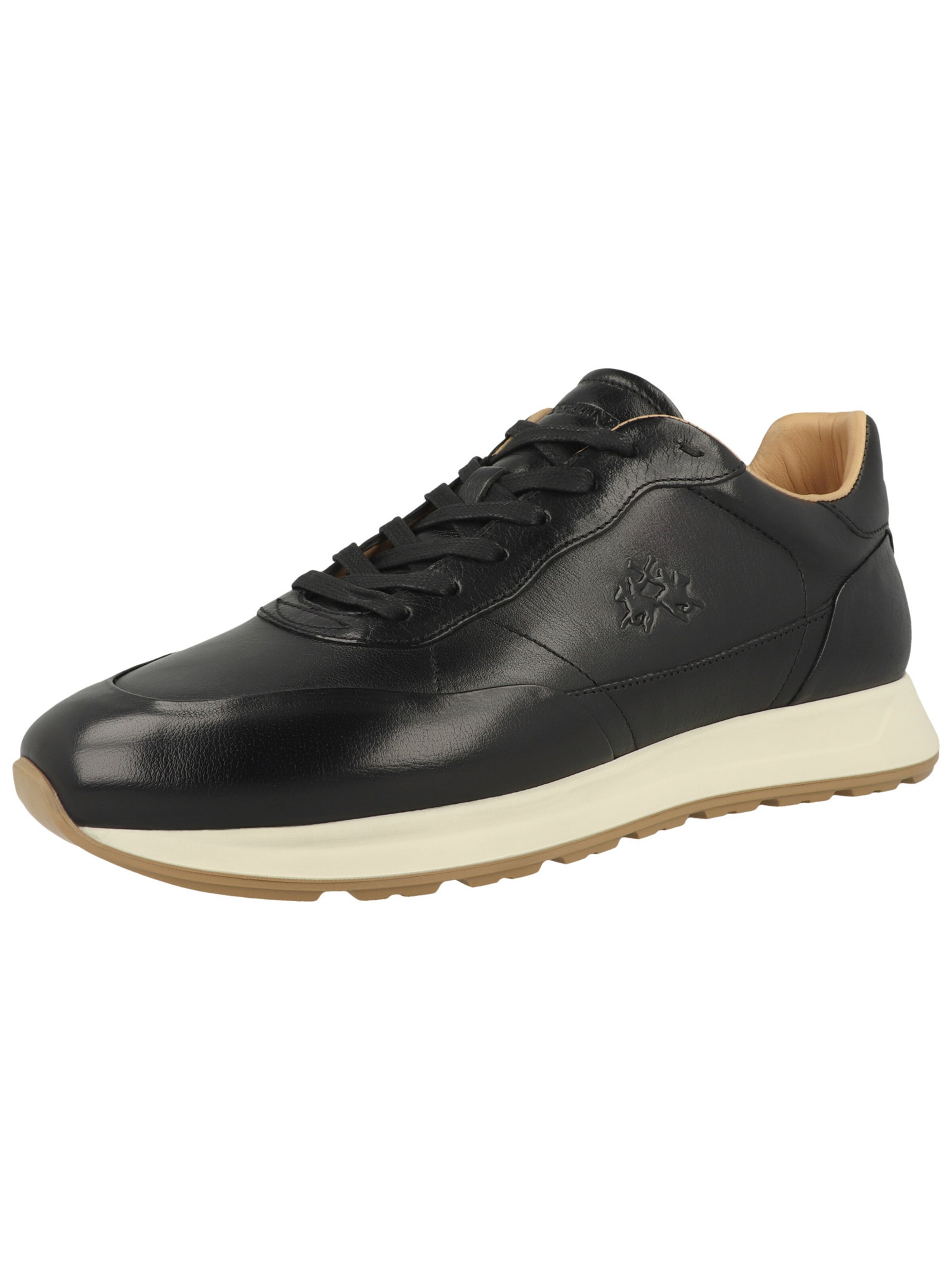 La Martina - Zapatillas deportivas bajas 'LFM262' en negro: frente