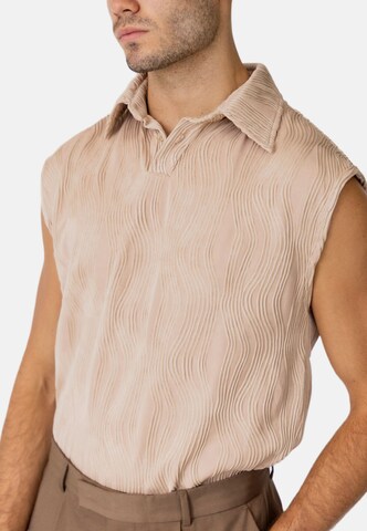 Justin Cassin Shirt 'Verve ' in Braun