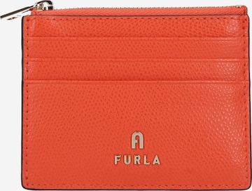 FURLA - Estojo 'CAMELIA' em laranja: frente