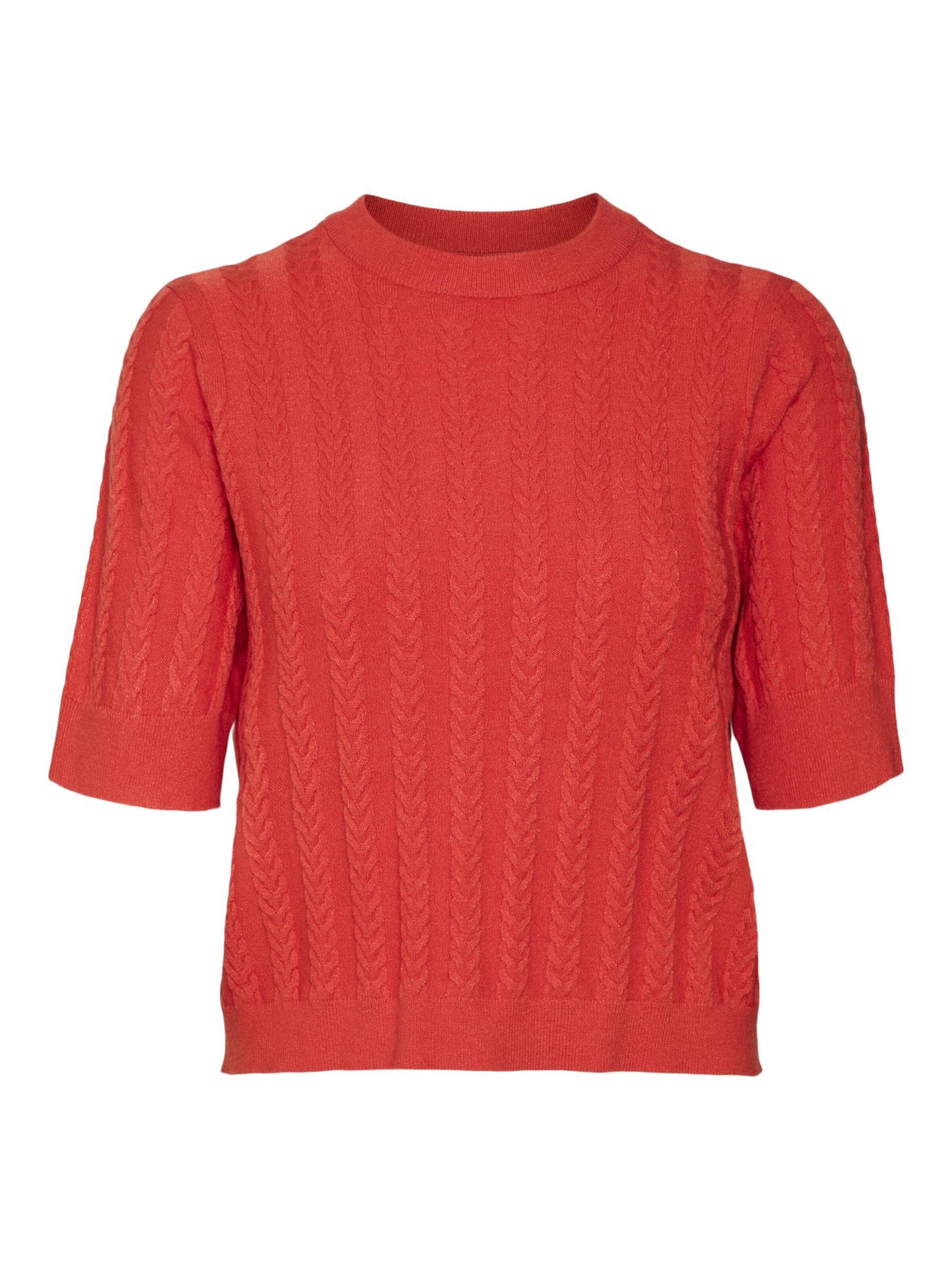 VERO MODA Pullover 'Jenny' i rød: forside