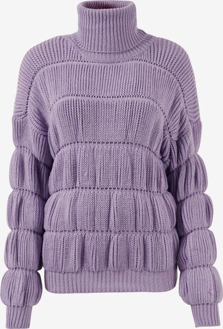 LELA Sweater in Purple: front