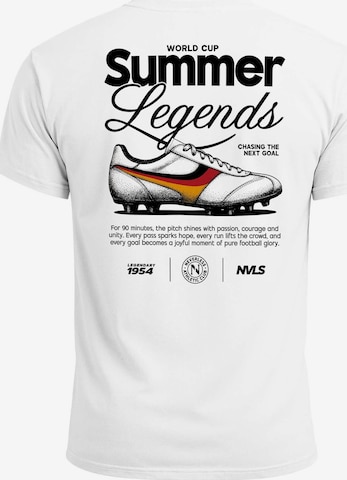 Neverless Shirt 'Soccer Summer Legends' in Weiß: Vorderseite
