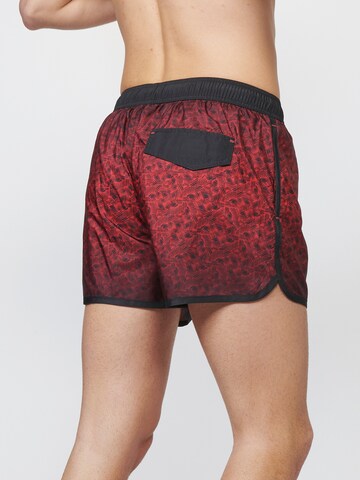 KOROSHI Badeshorts in Rot