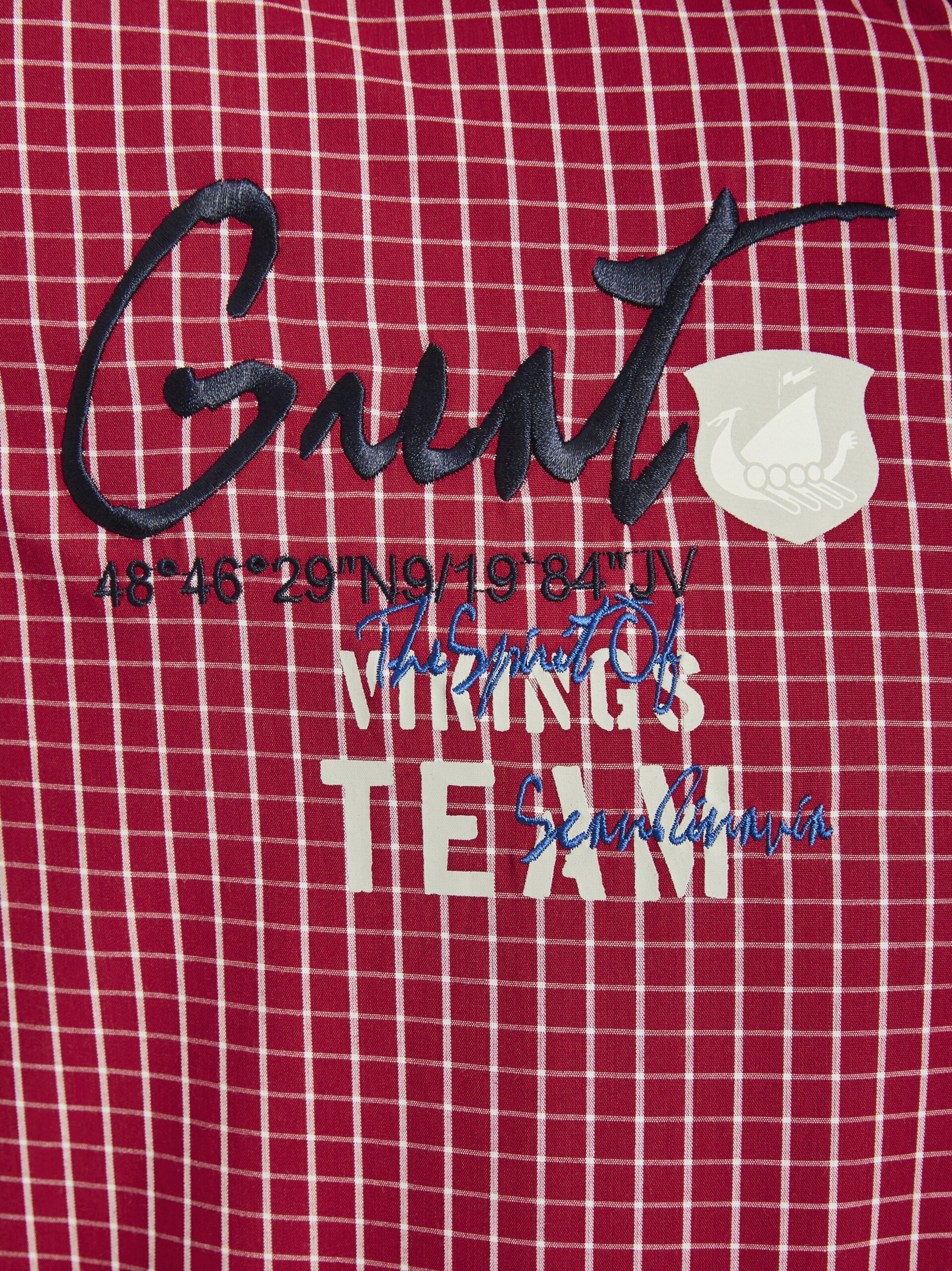 Jan Vanderstorm Comfort Fit Hemd 'Ajule' in Rot