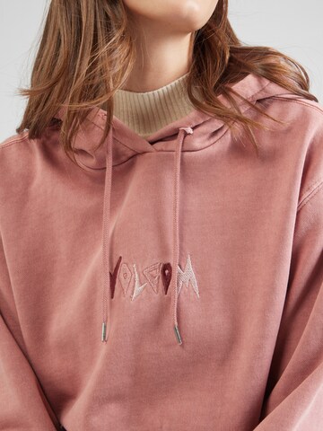 Volcom Sweatshirt 'SPIKSTONE' in Pink