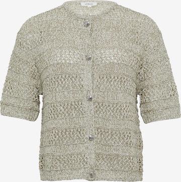 s.Oliver Gebreid vest in Bruin: voorkant