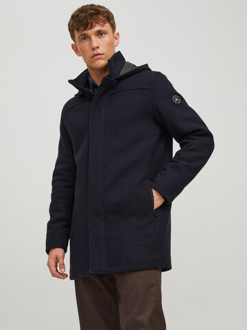 JACK & JONES Between-Seasons Coat in Blue: front