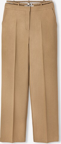 Ipekyol Loosefit Pantalon in Beige: voorkant