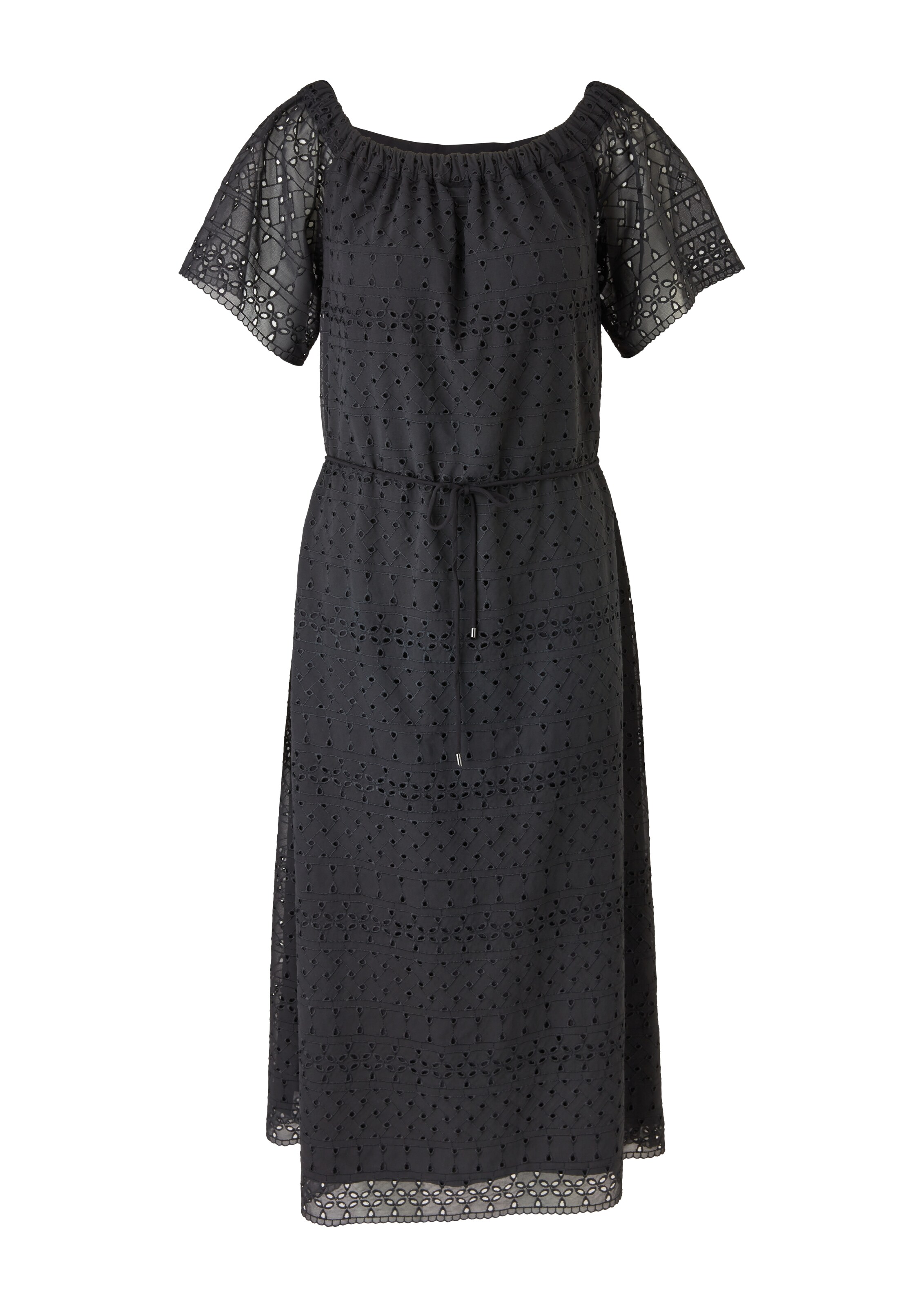 Frauen Große Größen s.Oliver BLACK LABEL Kleid in Schwarz - MV50914