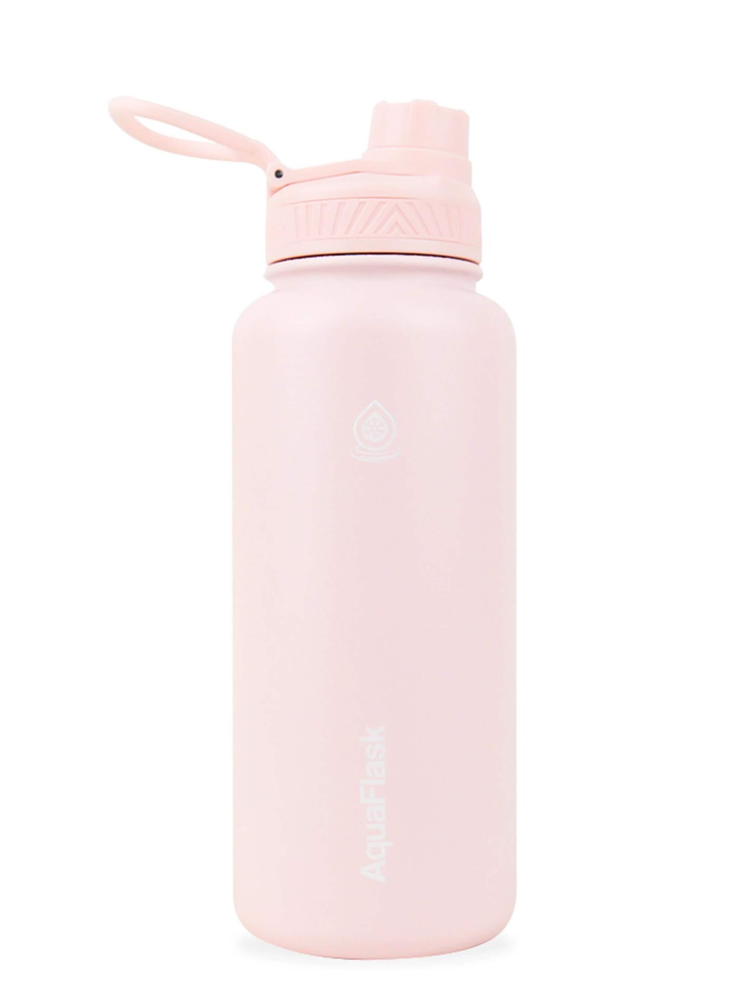 AquaFlask Láhev na vodu 'AquaFlask Termoláhev REGULAR 946 ml LEMON SLUSH' – pink: přední strana