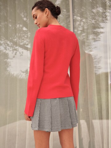 Next Gebreid vest 'Premium' in Rood