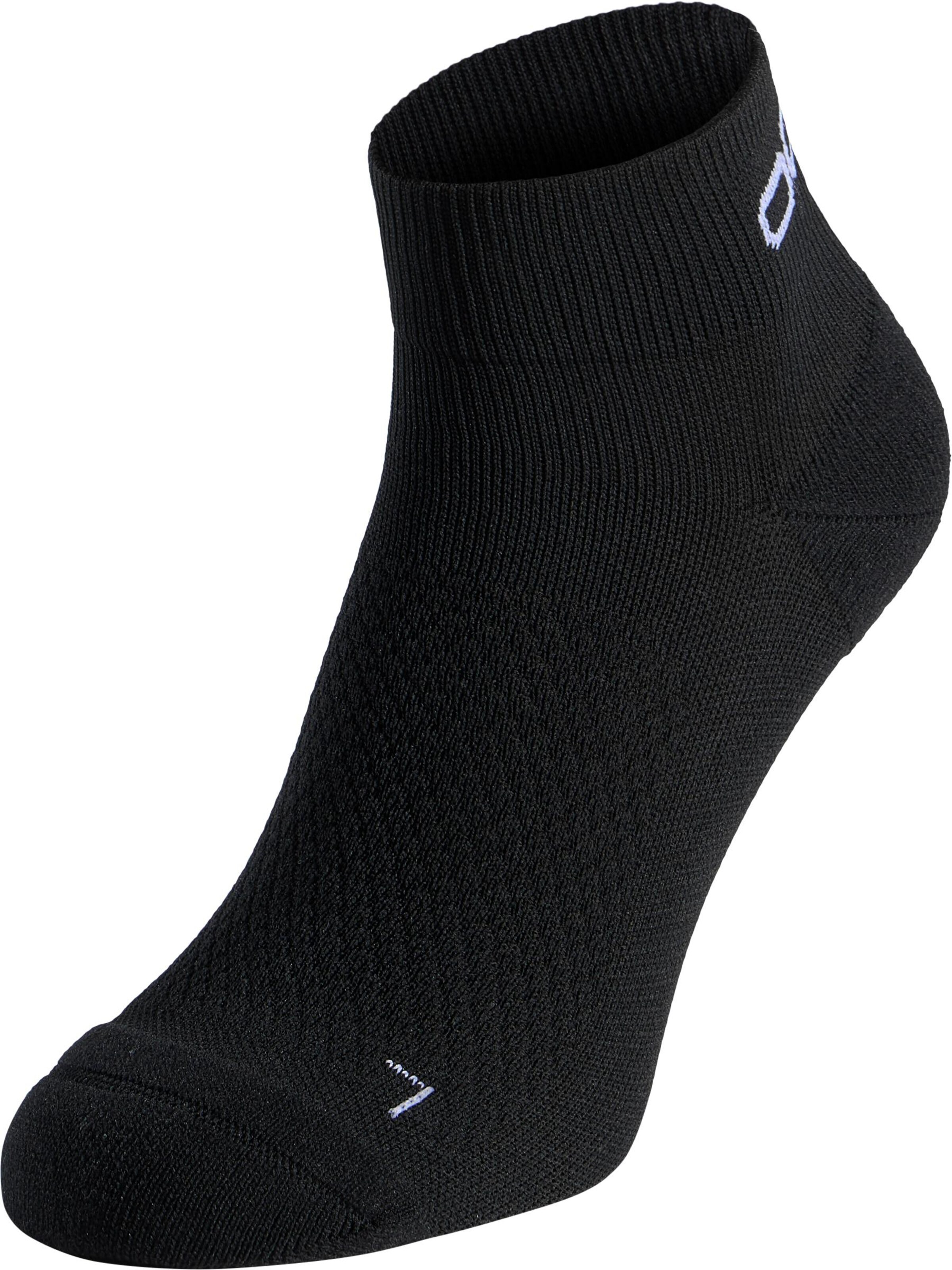 ODLO Athletic Socks 'ESSENTIAL' in Black: front