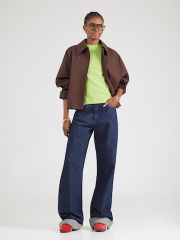 Tricou 'EVERYDAY' de la TOPSHOP pe verde