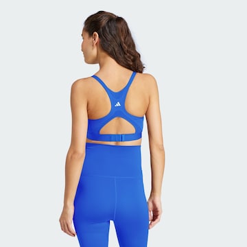 ADIDAS PERFORMANCE Bustier Sport-BH 'Powerimpact' in Blau