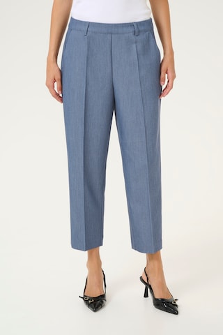 Kaffe Regular Trousers 'Sakura' in Blue: front