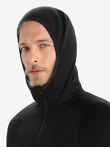 ICEBREAKER Sportsweatshirt 'Mer Quantum ZoneKnit' i svart