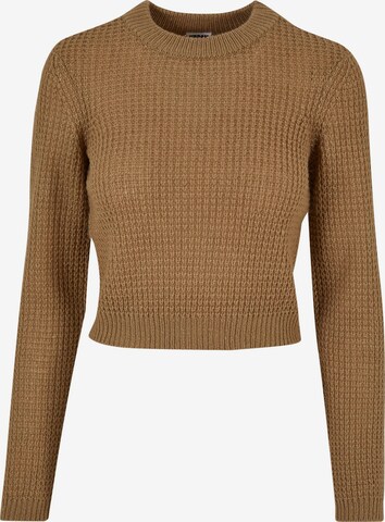 Urban Classics Pullover 'Waffles' in Beige: predná strana