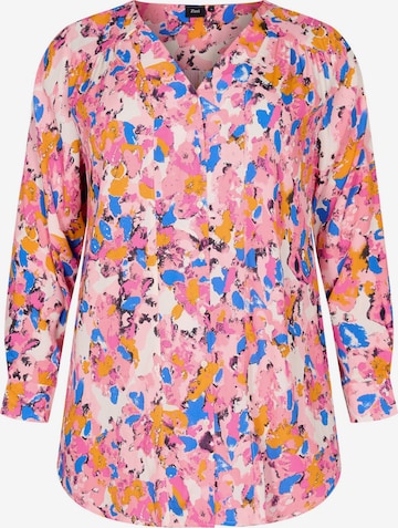 Zizzi Blouse 'MIA' in Pink: front