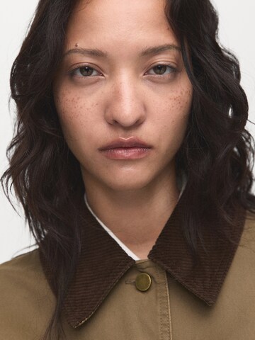MANGO Between-season jacket 'Garden' in Brown