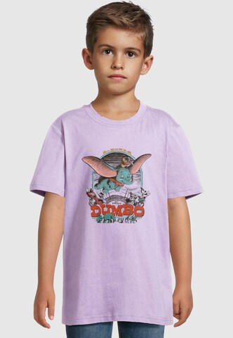 ABSOLUTE CULT T-Shirt 'Dumbo - Poster' in Lila: Vorderseite