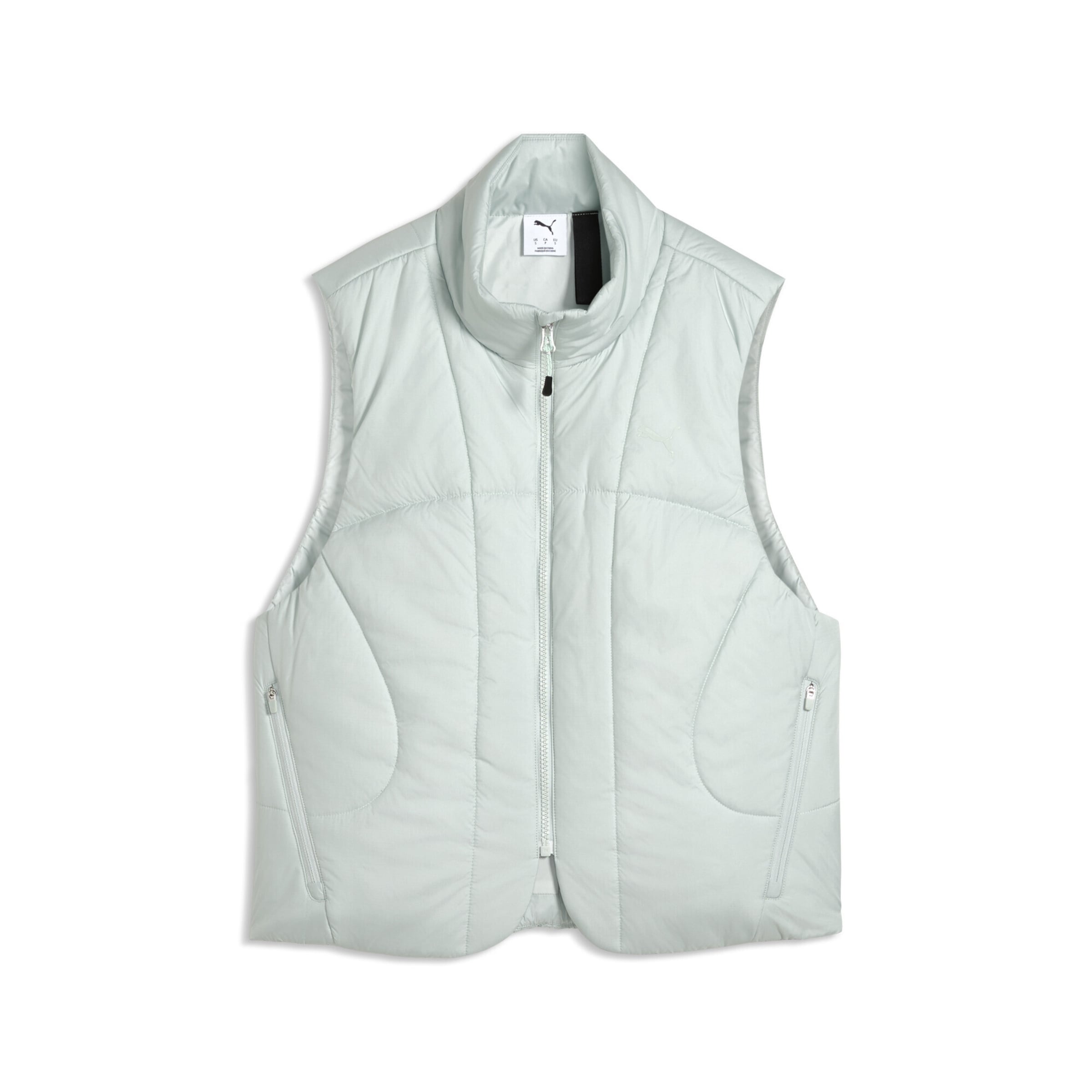 PUMA Bodywarmer in Groen: voorkant