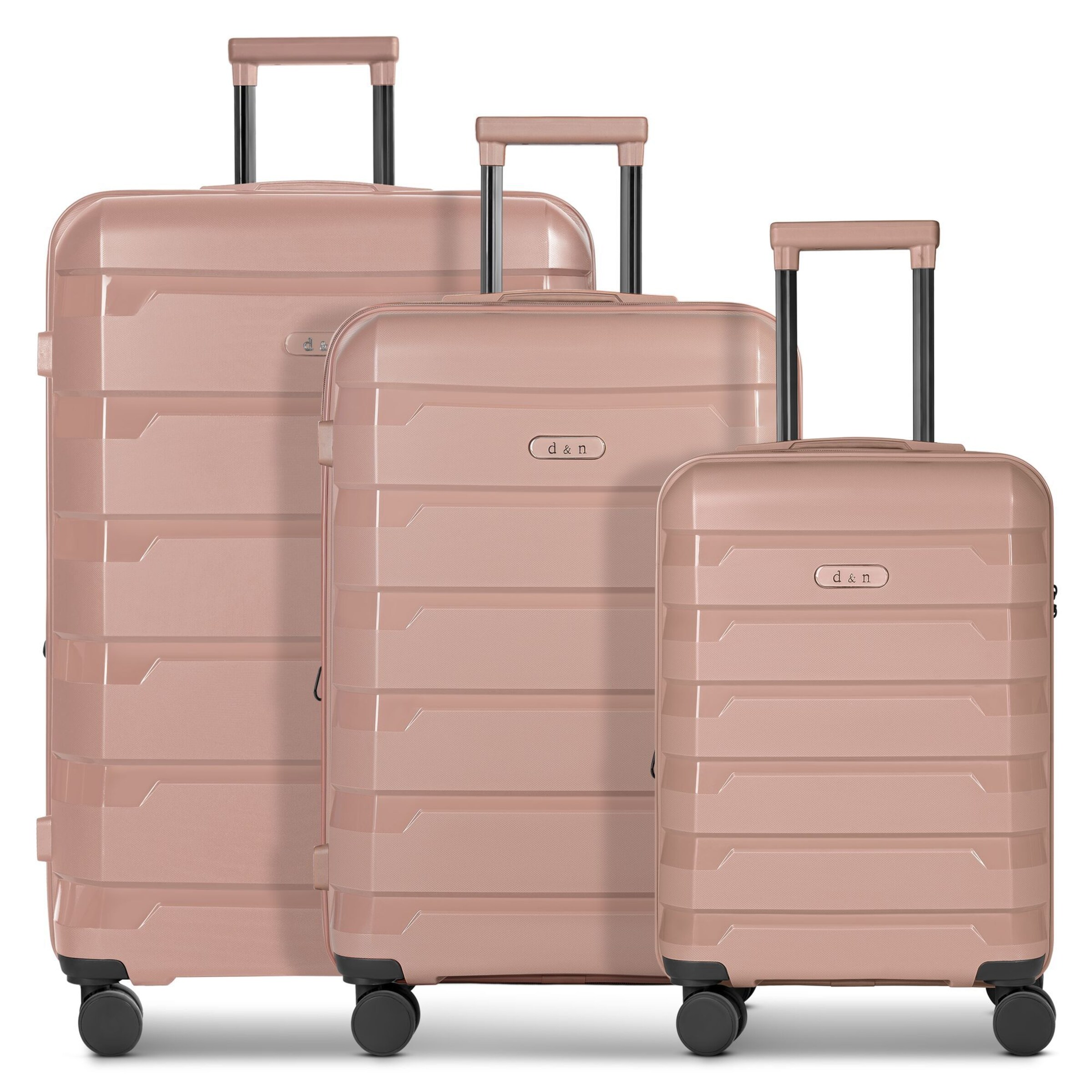 D&N Kofferset 'South Dakota' in Goud: voorkant